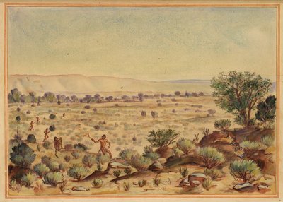 رجال صيد الأرانب ، القرن العشرين. بواسطة غير معروف