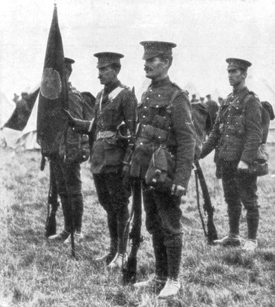رجال الأميرة باتريسياس المشاة الخفيفة الكندية ، 1915 بواسطة غير معروف
