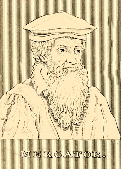 ميركاتور ، 1512-1594 ، 1830. بواسطة غير معروف