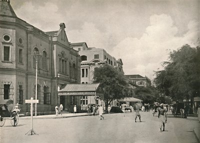 شارع ميرشانت ، رانجون ، 1900. بواسطة غير معروف