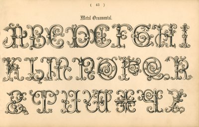 الزينة المعدنية ، 1862 بواسطة غير معروف