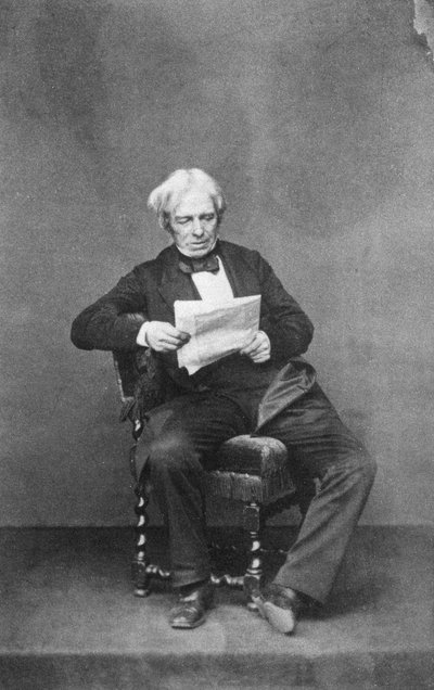 مايكل فاراداي ، فيزيائي وكيميائي بريطاني ، c1850-1867 بواسطة غير معروف