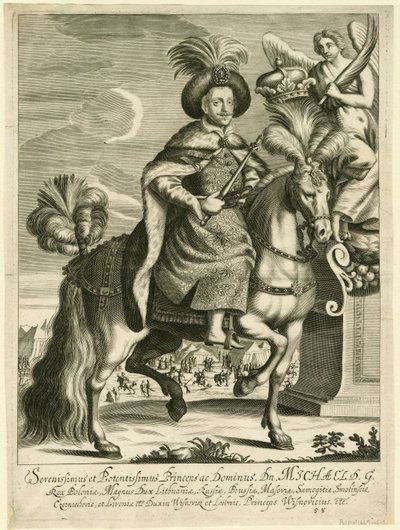 ميخال كوريبوت ويسنيوفيتشكي 1640-1673 ، ملك بولندا ودوق ليتوانيا الكبير ، ج. 1670 بواسطة غير معروف