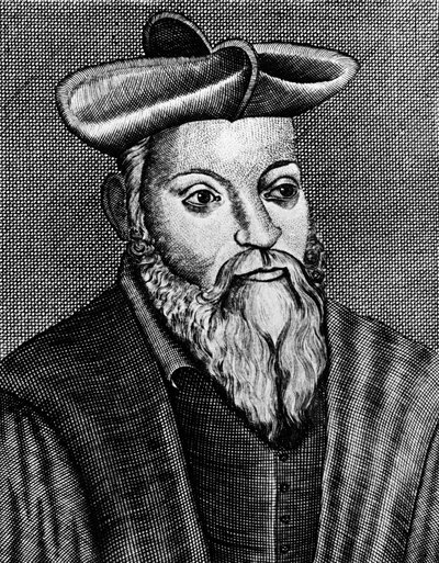 ميشيل نوستراداموس 1503-1556 ، طبيب ومنجم فرنسي ، القرن السابع عشر بواسطة غير معروف