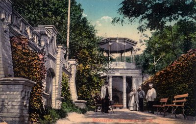 نبع المياه المعدنية رقم 18 ، Yessentuki ، روسيا ، 1900s. بواسطة غير معروف