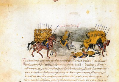 صورة مصغرة من مدريد Skylitzes ، القرنين 11 و 12 بواسطة غير معروف