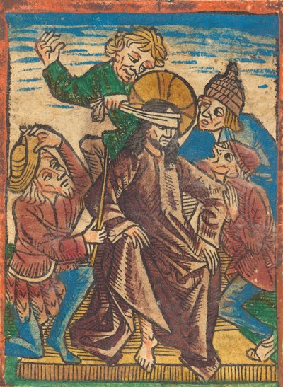 الاستهزاء بالمسيح ، ج. 1490. بواسطة غير معروف