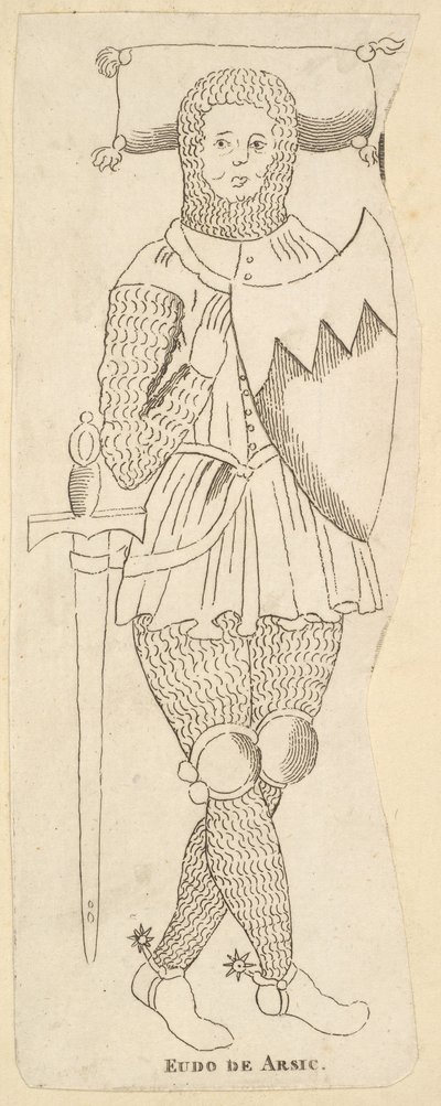 نصب Eudo de Arsie ، كاليفورنيا. 1790 بواسطة غير معروف