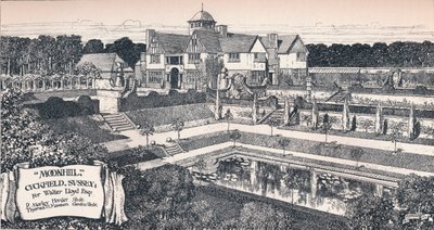 Moonhill ، Cuckfield ، Sussex ، c1902 بواسطة غير معروف