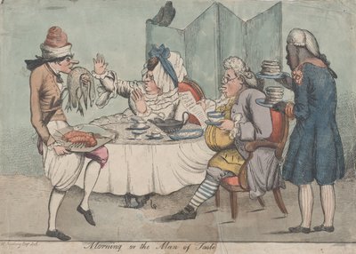 الصباح ، أو رجل الذوق ، 1802-11. بواسطة غير معروف