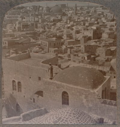 الربع المسلم من القدس ، من المدرسة الإنجليزية ، c1900 بواسطة غير معروف