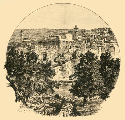 مسجد في الخليل ، 1890. بواسطة غير معروف