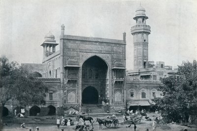 مسجد وزير خان ، لاهور ، c1942 بواسطة غير معروف