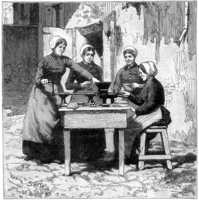 صب خراطيش اللثة المتفجرة ، Isleten ، بالقرب من Fluelen ، سويسرا ، 1893 بواسطة غير معروف