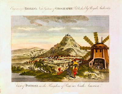 جبل بوتوسي ، بوليفيا ، c1788. بواسطة غير معروف