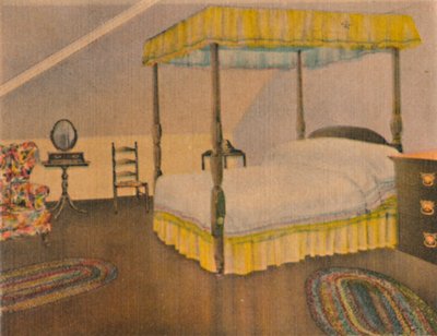 غرفة نوم السيدة واشنطن ، 1946 بواسطة غير معروف
