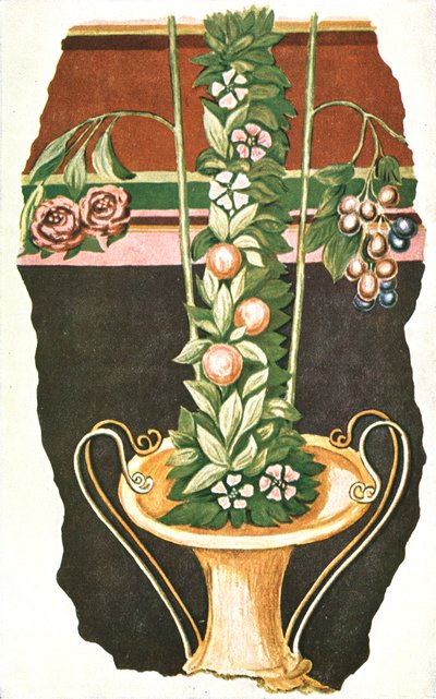 لوحة جدارية في فيلا رومانية ، كوموجني ، سويسرا ، 1928. بواسطة غير معروف