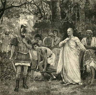 قتل سيسيرو 1890. بواسطة غير معروف