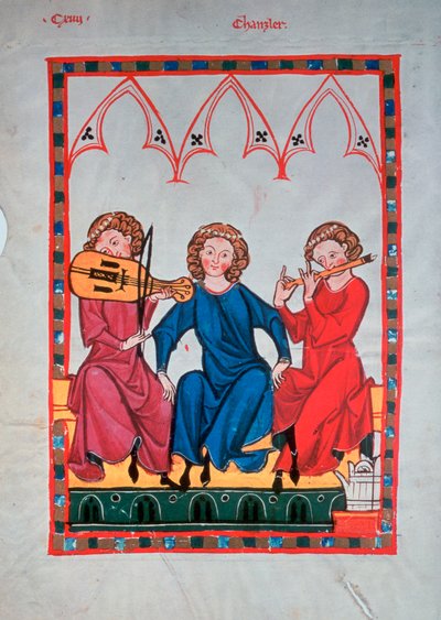 الموسيقيين ، 1304-1340 بواسطة غير معروف