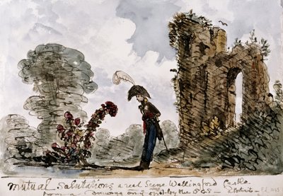 "التحية المتبادلة". وليام كروتش ، حوالي 1838. بواسطة غير معروف