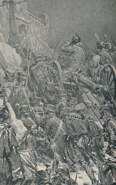نابليون ... الوصول إلى الدير في قمة جبال Guadarrama ، 1808 ، 1896. بواسطة غير معروف