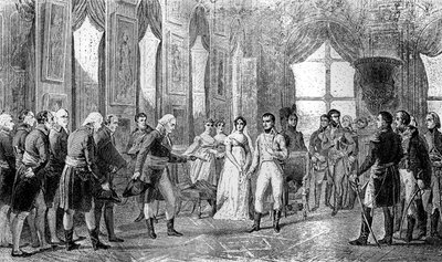 أعلن نابليون بونابرت إمبراطورًا للفرنسيين في سانت كلاود ، 18 مايو 1804 1882-1884 بواسطة غير معروف