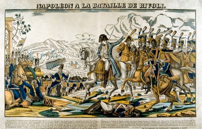 نابليون في معركة ريفولي ، 14 يناير 1797 بواسطة غير معروف