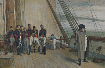 نابليون على متن HMS Bellerophon ، يوليو 1815 ، 1896. بواسطة غير معروف