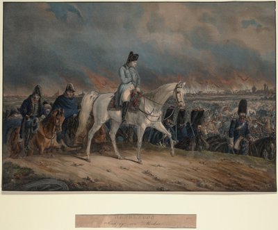 تراجع نابليون من موسكو ، 1847 بواسطة غير معروف
