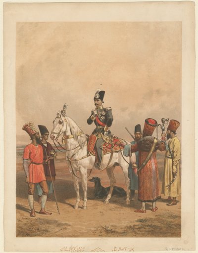 Nasser al-Din Shah Qajar 1831-1896, Shahanshah of Persia, c. 1850 بواسطة غير معروف