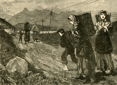 المواطنين الذين يذهبون إلى الجفت ، 1898. بواسطة غير معروف