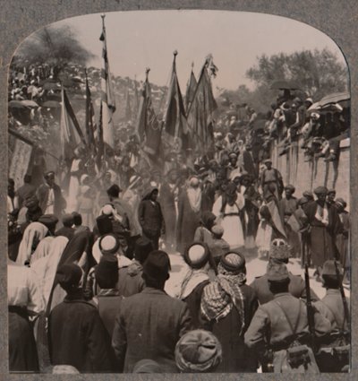 موكب نبي موسى ، c1900 بواسطة غير معروف