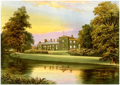 نذرهول ، كمبريا ، موطن عائلة Pocklington-Senhouse ، c1880 بواسطة غير معروف