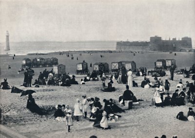 نيو برايتون - تظهر الميناء والمنارة ، 1895 بواسطة غير معروف