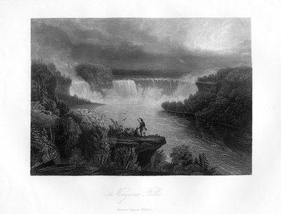 شلالات نياجرا ، 1855 بواسطة غير معروف