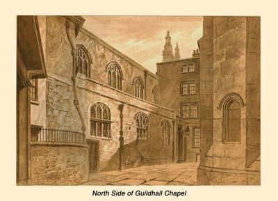 الجانب الشمالي من كنيسة جيلدهول ، 1886 بواسطة غير معروف