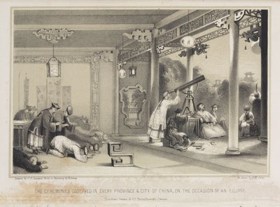 رصد كسوف في الصين عام 1836 بواسطة غير معروف