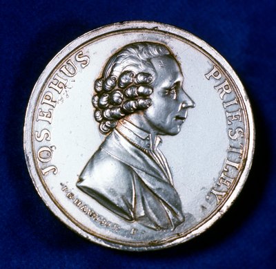 مقابل الميدالية التذكارية لجوزيف بريستلي 1733-1804 ، 1803 بواسطة غير معروف