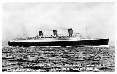 بطانة المحيط RMS Queen Mary ، القرن 20 بواسطة غير معروف