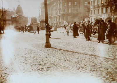 Okhotny Ryad Hunting Row ، موسكو ، روسيا ، 16 مارس 1911 بواسطة غير معروف