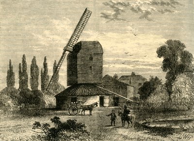مطحنة كامبرويل القديمة ، c1878. بواسطة غير معروف