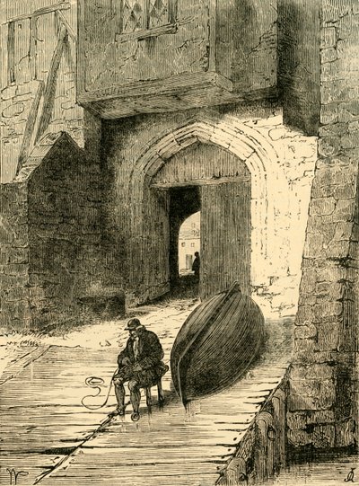 الدرج وايتهول القديمة ، c1878. بواسطة غير معروف