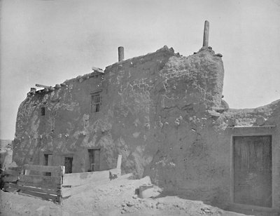 أقدم بيت في الولايات المتحدة ، سانتا في ، نيو مكسيكو ، c1897. بواسطة غير معروف