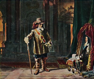 أوليفر كرومويل 1599-1658. - لوحة شريدر 1934. بواسطة غير معروف