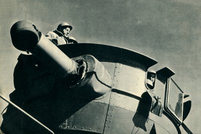 على متن السفينة - على المراقبة ... ، c1940 ، 1942. بواسطة غير معروف