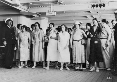 على متن RMS Atlantis ، c1929-c1939 بواسطة غير معروف