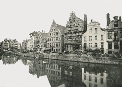 على ضفة Scheldt ، Ghent ، بلجيكا ، 1895. بواسطة غير معروف