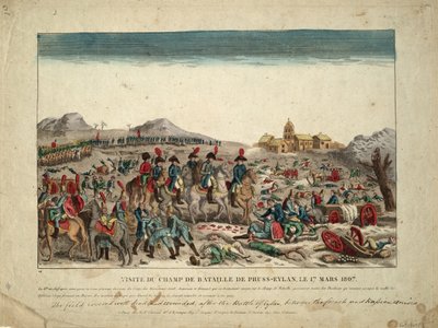 في ساحة معركة إيلاو ، 1807 بواسطة غير معروف