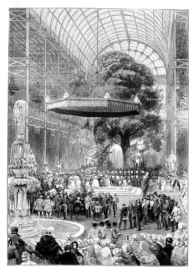 افتتاح المعرض الكبير ، هايد بارك ، لندن ، 1851 ، 1888. بواسطة غير معروف