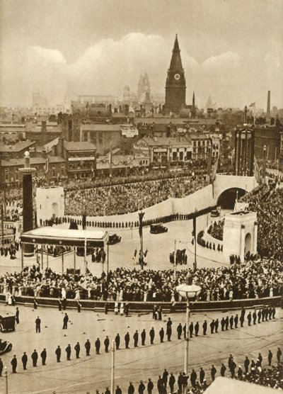 افتتاح نفق ميرسي ، ليفربول ، 18 يوليو 1934 ، 1935. بواسطة غير معروف